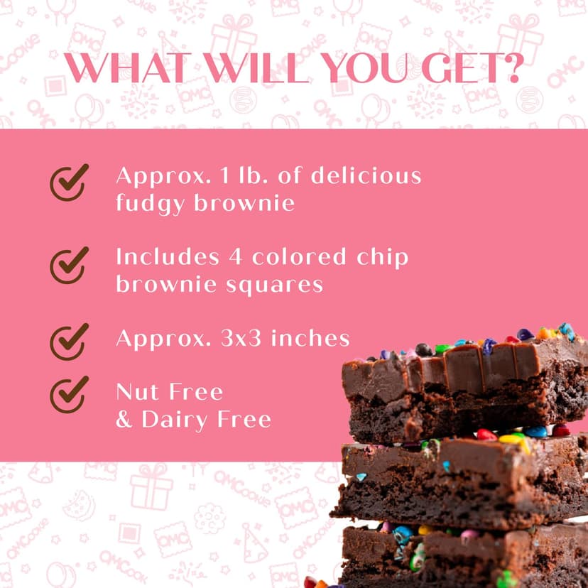 Sending Hugs Gift Basket Care Package Chocolate Brownies Food Gift For Women | Nut Free Dairy Free | Sending Love