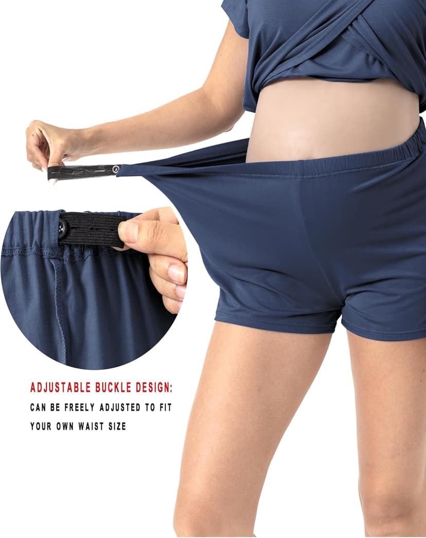 Rnxrbb 3 Piece Postpartum Nursing Pajamas Set Casual Soft Maternity Breastfeeding Pjs Sleepwear Loungewear Clothes Layer