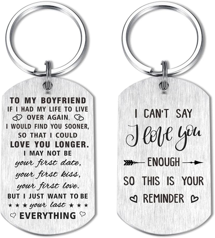 Yobent I Love You Boyfriend Gifts, Personalized Boyfriend Birthday Wedding Anniversary Present from Grilfriend