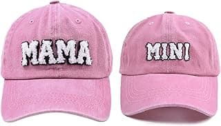 Mama and Mini Hats, Mommy and Me Hat, Mother Daughter Cap, Mom and Baby Matching Gift, Parent-Child Baseball Cap Set