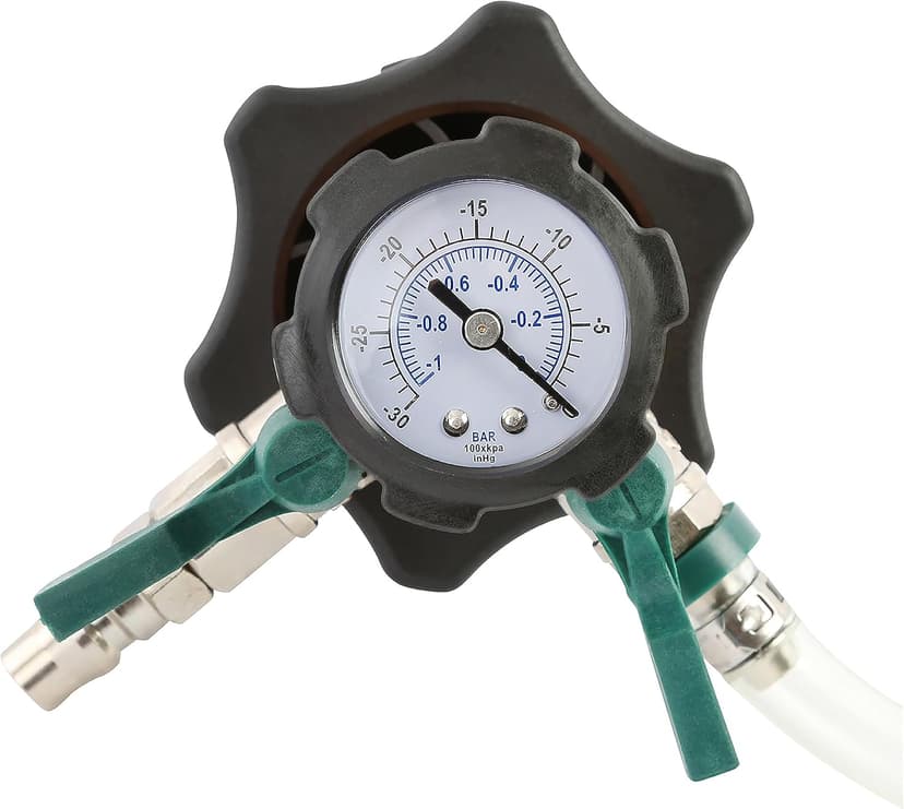 OEMTOOLS 24444 Cooling System Refiller AirEvac Kit, Quickly Refill Cooling Systems, Eliminate Trapped Air, Prevent Engine Damage, Universal Adapter, Leak Test, Includes 5 Bushings & Storage Case