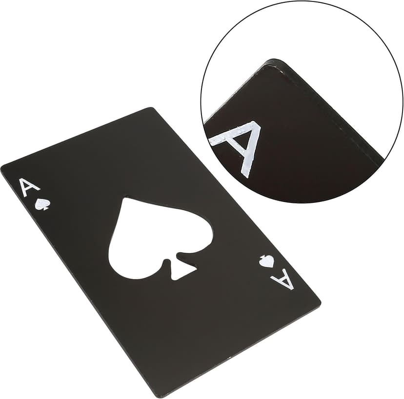 Card Bottle Opener, Yoption 10 Pcs Stainless Steel Credit Card Size Beer Bottle Can Cap Opener for Wallet Pocket Wedding Party Groomsmen Birthday Gifts