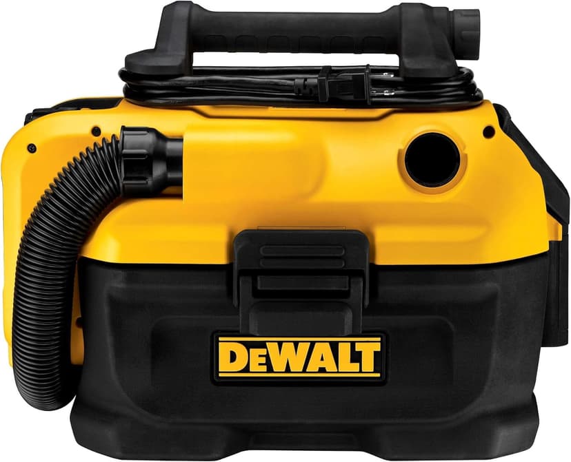 DEWALT 20V MAX Shop Vacuum Wet and Dry, Shop Vac 2 Gallon, Cordless and Corded Wet Dry Vacuum Cleaner, Wide Nozzle, Hepa Filter, Tool Only (DCV581H)