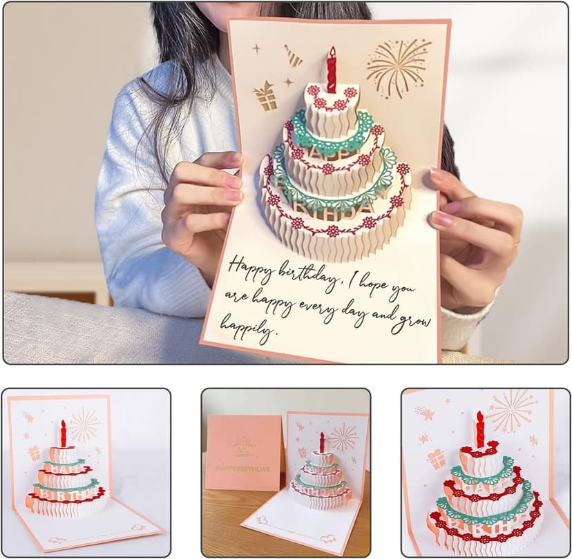 5-18 Years Old Birthday Gifts for Girls - Socks for Girls with Pop up Birthday Card, Presents for 5-18 Year Old Grils