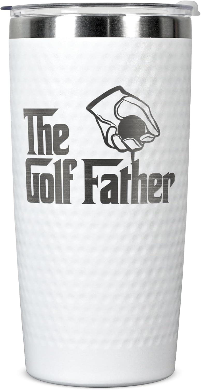 Golf Gifts for Dad - Fathers Day Golf Gifts for Men, Dad, Husband - Funny Golfer Gift - Golfer Ideas for Men, Golfers - Fathers Day Gift - 20 Oz Stainless Steel Tumbler