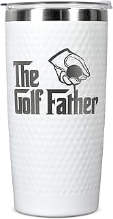Golf Gifts for Dad - Fathers Day Golf Gifts for Men, Dad, Husband - Funny Golfer Gift - Golfer Ideas for Men, Golfers - Fathers Day Gift - 20 Oz Stainless Steel Tumbler
