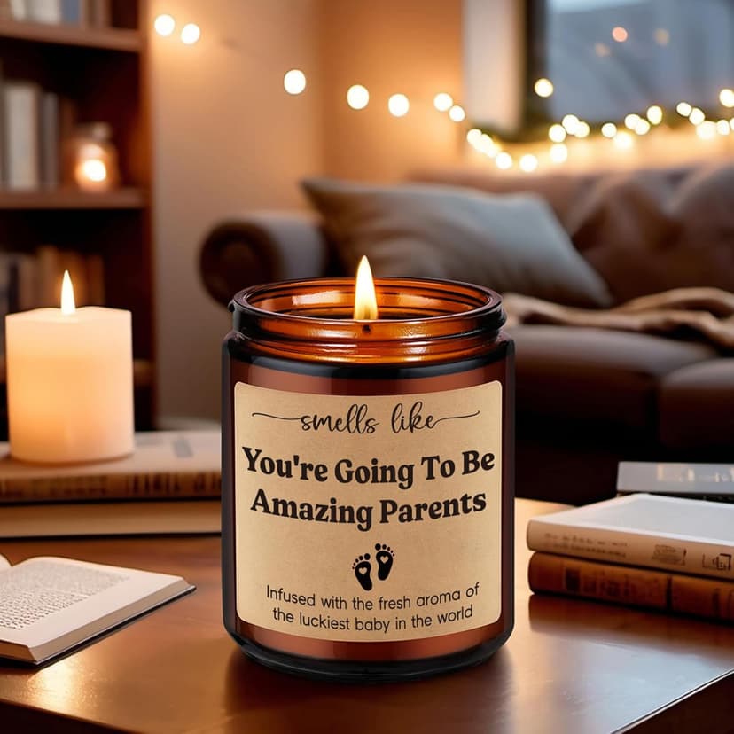 GSPY Candles, New Parents Gifts for Couples, Mom to be, New Dad - Christmas, Pregnancy, Congratulations 1st Baby, Gender Reveal Gifts for Parents to be, First Time Dad, Expecting Mom, Pregnant Mommy