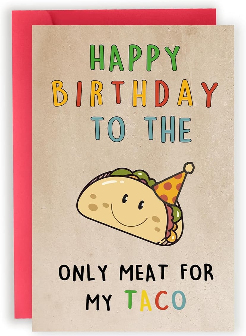 Funny Birthday Cards for Men, Birthday Gifts for Him, Romantic Husband Boyfriend Birthday Decorations Ideas