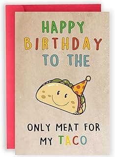 Funny Birthday Cards for Men, Birthday Gifts for Him, Romantic Husband Boyfriend Birthday Decorations Ideas