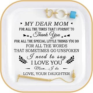Birthday Gifts for Mom from Daughter Jewelry Dish - Thank You! for all the words that sometimes go unSpoken, I need to say I Love You!" Gifts for Mom Christmas Mothers Day Valentines Thanksgiving