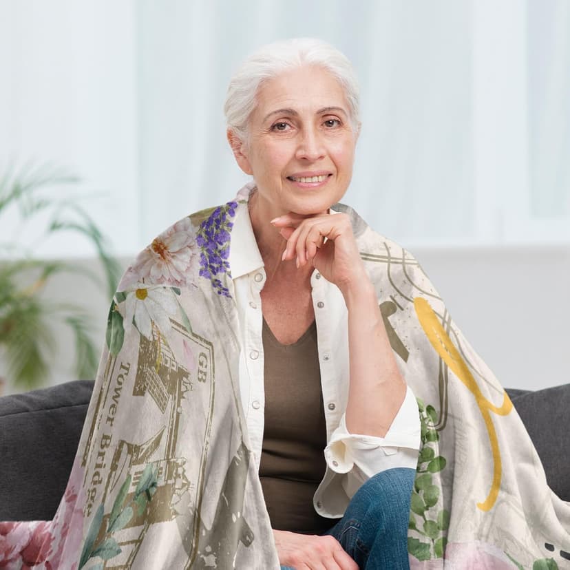 Retirement Gift for Woman, Retirement Blanket for Women/Men, Farewell Gifts for Coworkers, Going Away Goodbye Merch for Mom Grandma Throws Blankets 60"x50"