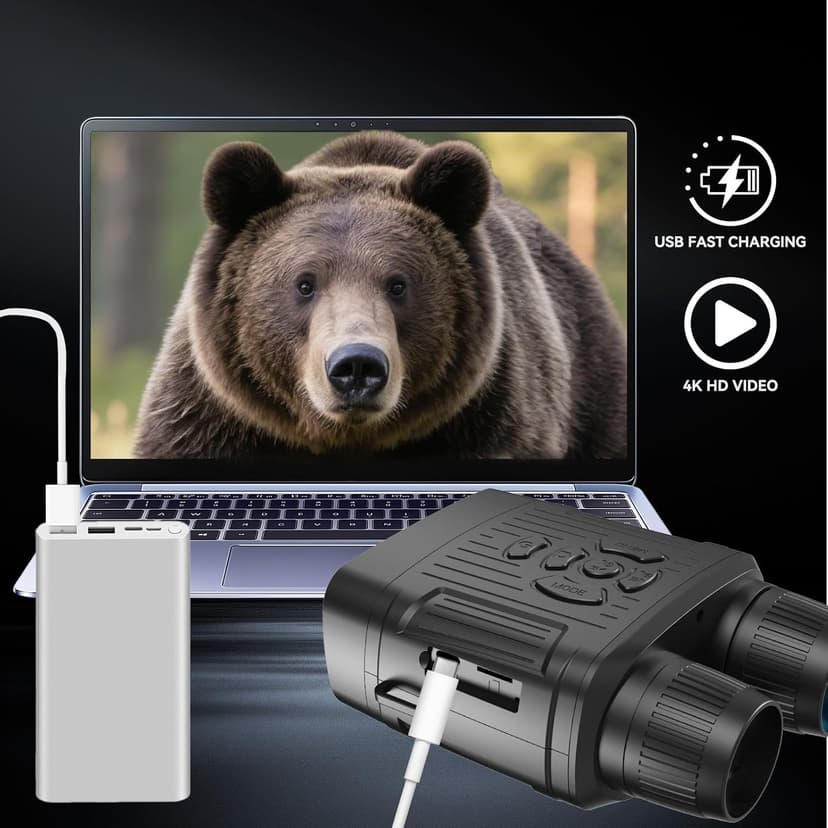 Night Vision Goggles,Night Vision Goggles for Adults Tactical Binoculars - Photo/Video Recording 1984FT Infrared Tech Gadgets Hunting Gifts for Men/Dad/Husband - Cool Tech Gift for Men