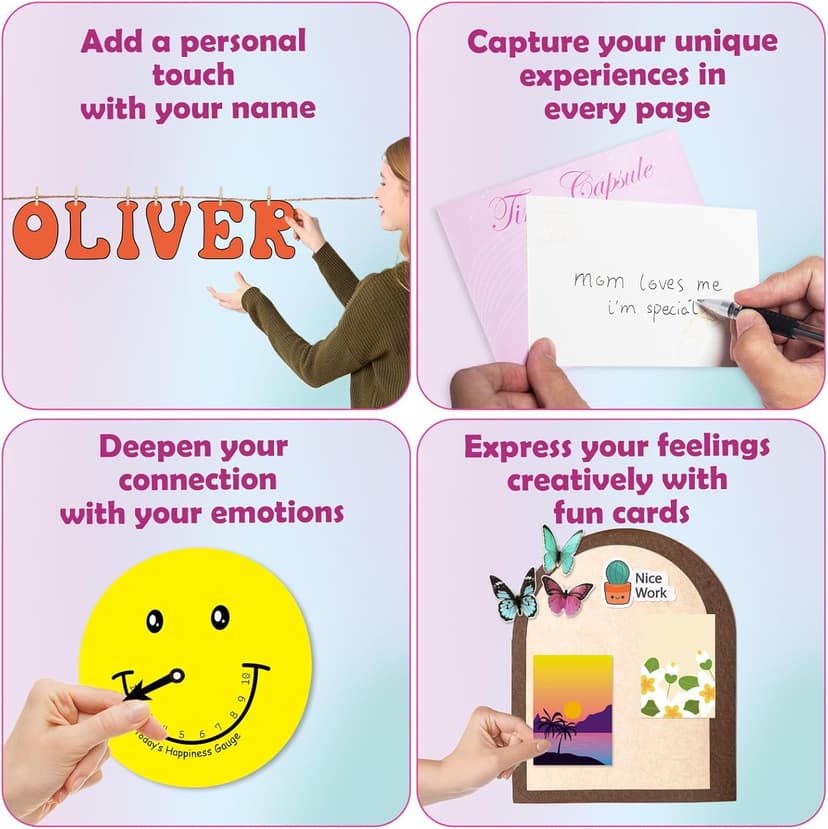 EggSun Light-Up Wall Collage Kit for Teen & Tween Girls 1000+ DIY Craft Pieces for Creative Illuminated Bedroom Art, Birthday and Room Decor Gift, Ages 11, 12,13, 14, 15, 16