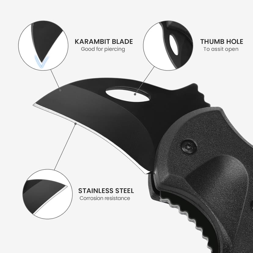 Small Pocket Knife Gift for Men, Keychain Box Cutter with 1.34inch Blade, Mini Folding Knives EDC Gadgets for Everyday Carry, Stocking Stuffers Gift for Adults Men Him