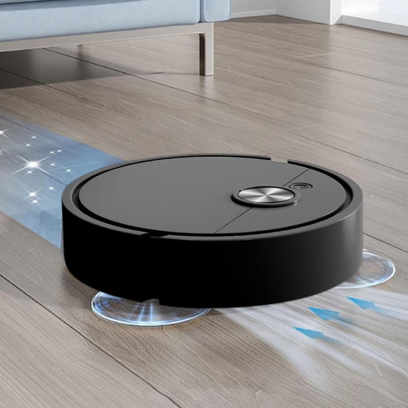 3-in-1 Self-Emptying Robot Vacuum and Mop, Auto Mop & Vacuum for Hardwood Floors & Carpets, Handles Pet Hair