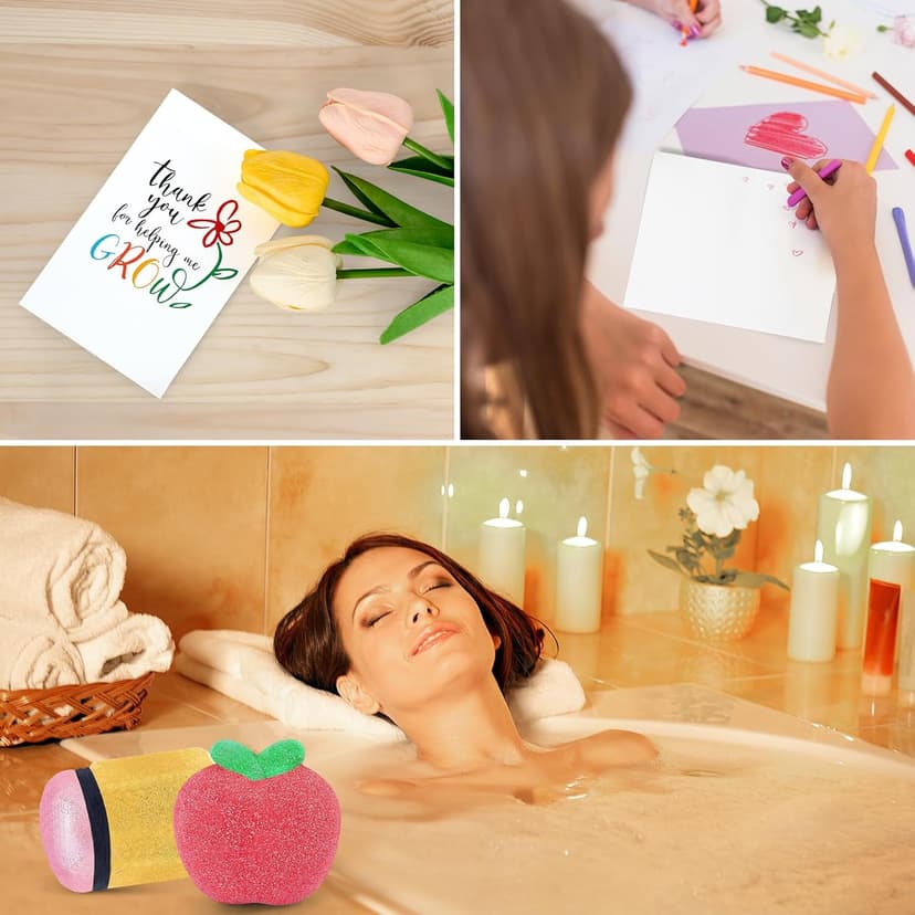 Teacher Appreciation Gifts, Gifts for Teachers, Teacher Spa Bath Bombs Gifts for Women, Best Teacher Gifts, Personalized Unique Teacher Spa Gift Baskets Box, Teacher Mothers Day Gifts