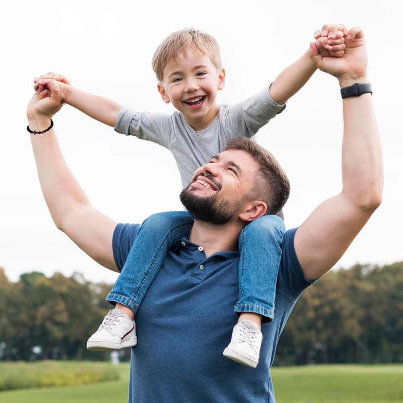 Gifts for Dad New Dad Stepdad Husband, American Flag Cross Beads Bracelet Jewelry Gifts for Father Men from Daughter Son Wife