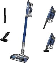Shark Cordless Vacuum Cleaner with HEPA Filter, Lightweight, Portable, Rechargeable, Powerful Pet Hair Pickup, Removable Handheld, Crevice Tool, Dusting Brush, 50-min Runtime, Blue, IZ363HT
