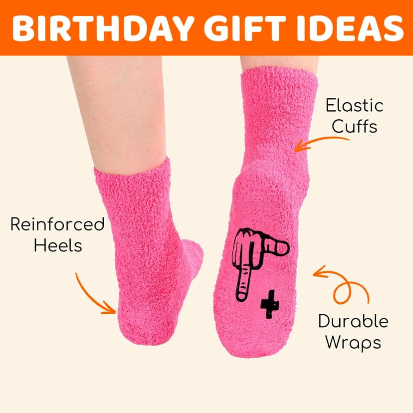 HAPPYPOP Birthday Gifts Ideas for Women - Socks for 36 37 38 39 40 Year Old Woman, Birthday Gifts for Her