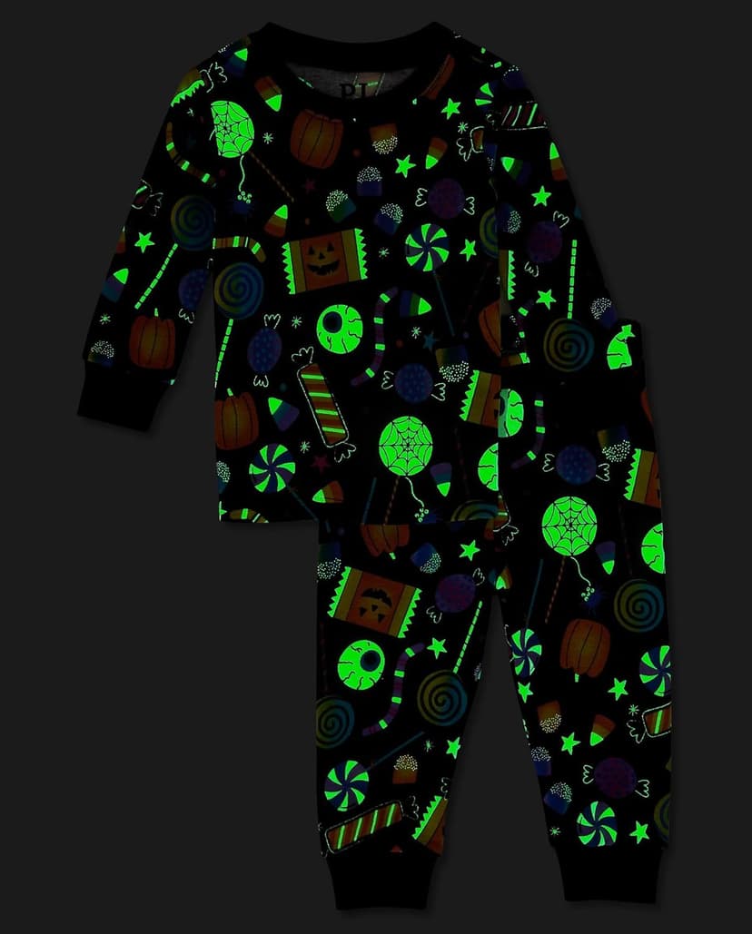 The Children's Place Baby and Kids, Sibling Matching, Holiday Pajama Sets, Cotton