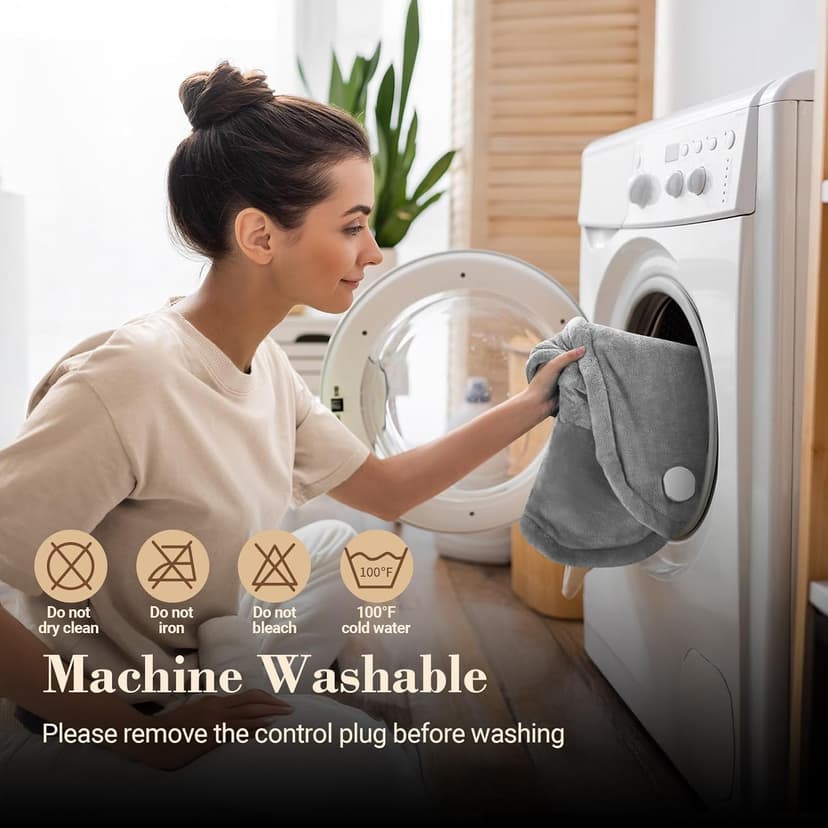 Comfier Heating Pad for Back Pain Relief, Fast Heating Pads for Back Neck and Shoulders, Electric Heated Wrap, 3 Heat Levels & 90-Mins Auto Shut Off, Birthday Gifts for Mom Dad Women Men