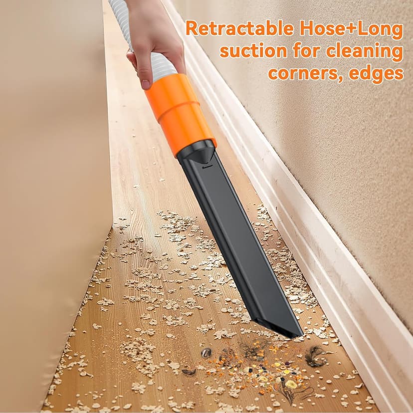 23Ft Corded Vacuum Cleaner, 600W Powerful Self-Standing Stick Vacuum for Home with 20Kpa Suction, 2 Speeds Lightweight Household Vacuum Cleaner for Carpet,Hardwood Floors and Pet Hair