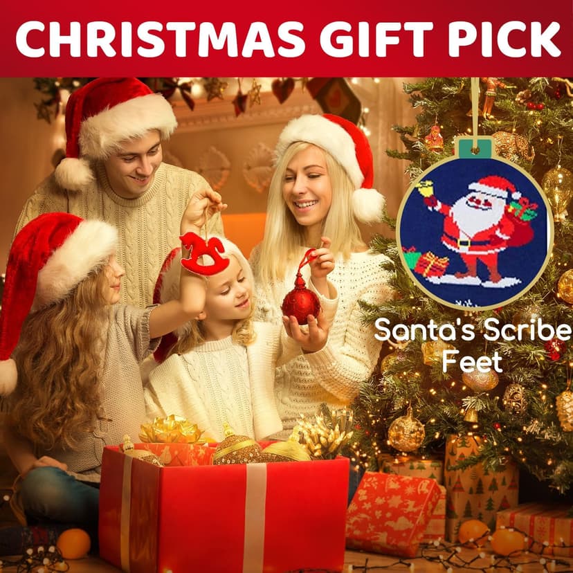 Zmart Christmas Gifts Stocking Socks for Women Men, Secret Santa Gifts Elf Stocking Xmas Gifts for Teens