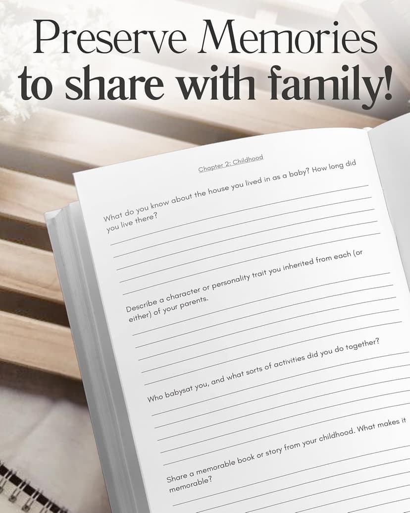 Grandpa's Life Story Journal (Hardcover): A Meaningful Keepsake for Grandpa to Share His Journey & Memories, Book Includes 250+ Prompt Questions, Sentimental Gift for Father's Day, Birthday, Christmas