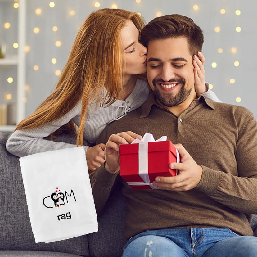 Bath Towels Gifts for Men Christmas Stocking Stuffers Birthday Gifts for Him Boyfriend Husband Couple Fiance from Wife Girlfriend Romantic Present Ideas on Anniversary Valentines Day Wedding