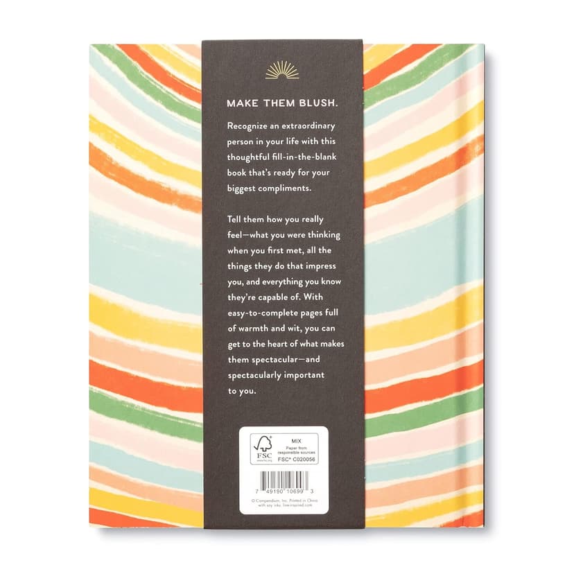 You Are Something Spectacular: A Friendship Fill-In Gift Book