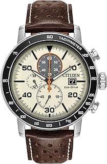 Citizen Men's Eco-Drive Weekender Brycen Chronograph Watch Stainless Steel Case