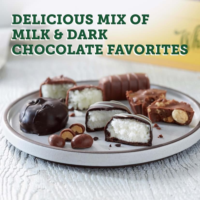 WHITMAN'S SAMPLER Assorted Milk & Dark Chocolate Candy Gift Box, 10 oz.
