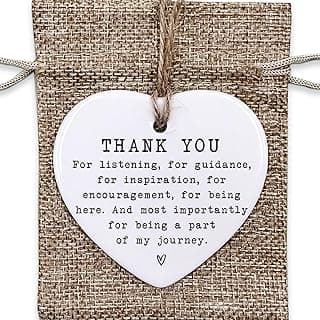 Thank You Gifts for Women & Men - Appreciation Gifts for Coworker - Ceramic Ornament
