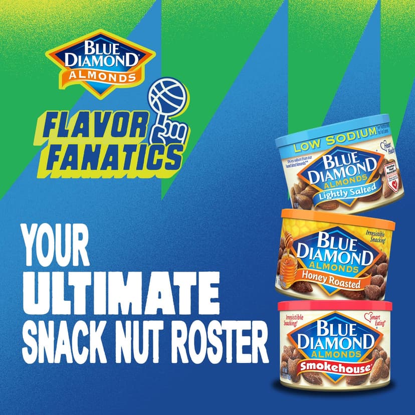 Blue Diamond Almonds, Peppermint Cocoa Holiday Snack Nuts, 6 Oz(Pack of 1),Resealable Can