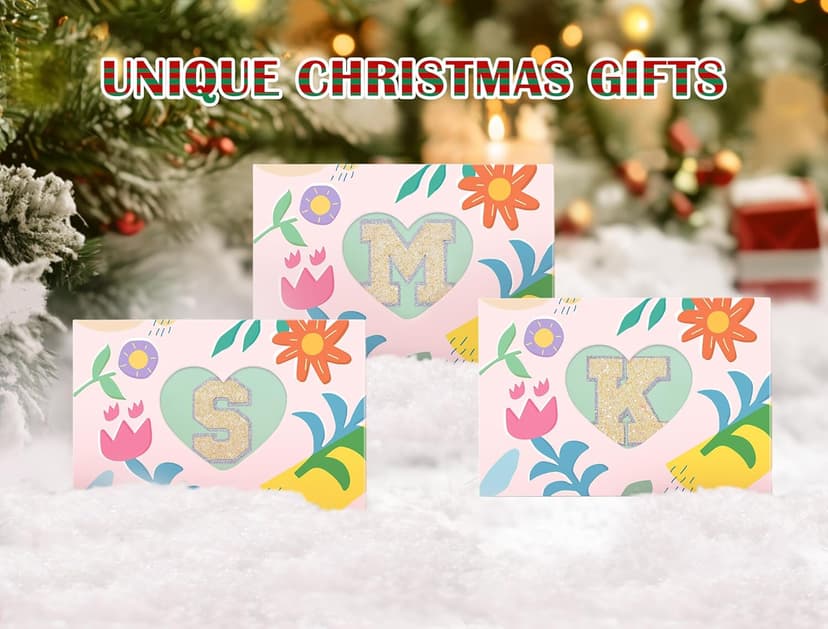 COSHAYSOO Green Belt Bag Crossbody Initial Fanny Pack Preppy Trendy Stuff for Teen Flower Girls 5 6 7 8 9 10 Year Old Personalized Cute Wedding Party Bridesmaid Birthday Easter Gift Letter M