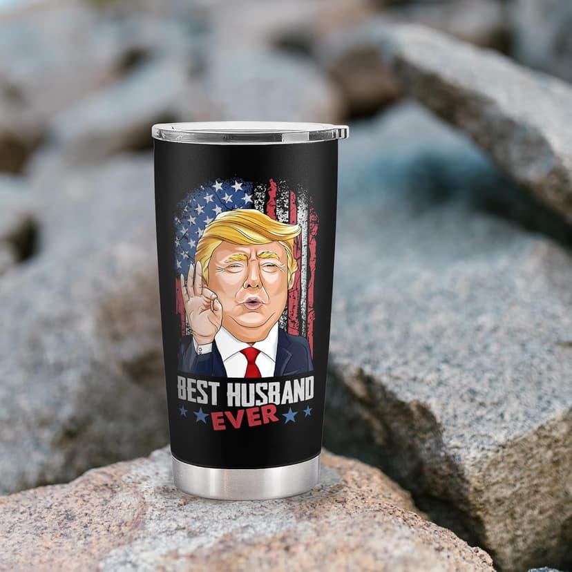 Gifts for Husband from Wife - Fathers Day Gift for Husband - Wedding Anniversary, Birthday, Christmas Gifts for Him - Romantic Love Gift Ideas for Him from Wife - 20 Oz 2-sided Tumbler