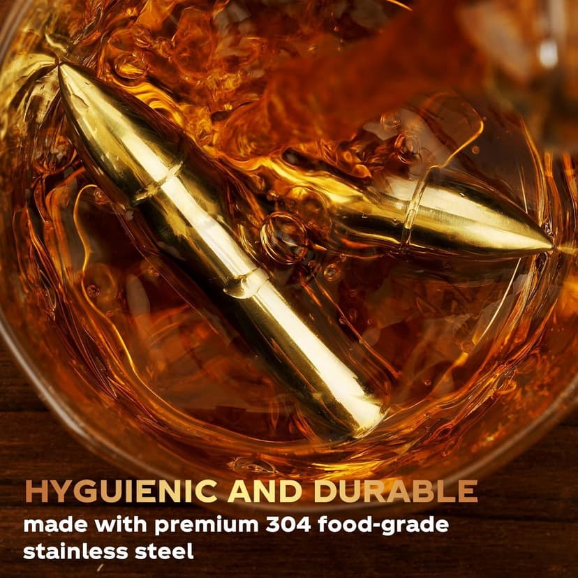 Gifts for Men Dad Husband, Whiskey Stones, Unique Christmas Anniversary Birthday Stocking Stuffers Gift Ideas for Him Boyfriend, Man Cave Stuff Cool Gadgets Retirement Bourbon Presents for Uncle