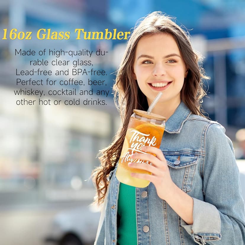 Thank You Gifts for Women, Employee Appreciation Gifts for Coworkers Teacher Nurse Boss Mom Farewell Retirement Thank You Gift Box, Canvas Tote Bag Tumbler Gratitude Gift Baskets