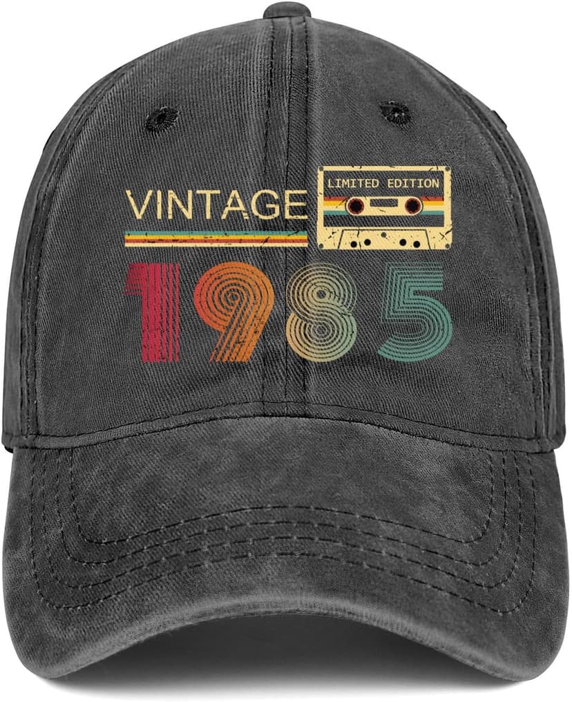 40th Birthday Gifts Women Men 1985 Hats Vintage 1985 Baseball Cap 40th Birthday Gifts for 40 Year Old Father Mothers Day