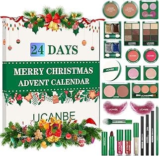 Makeup Advent Calendar 2025, 24 Days Christmas Makeup Gift Set for Adult Women & Teen Girls, UCANBE 2025 Xmas Countdown Calendar Beauty & Cosmetics Holiday Surprise Make Up Gift Kits for Women Full Kit