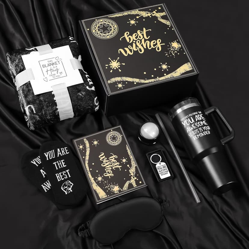 Gift Basket for Men - Best Birthday Gifts Box, Anniversary Gift Set, Boyfriend Gift Kit, Get Well Soon Baskets, Self Care Package, Unique Ideas Present for Him Dad Brother Husband Boy Friend Man