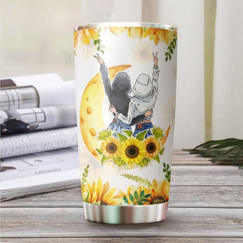 Gift for Best Friend - Best Friend Tumbler - Gifts for Bestie Women - Bestie Cup - Gifts for Best Friend Woman on Birthday, Christmas - To My Best Friend Coffee Mug - Bestie Tumbler 20 Oz