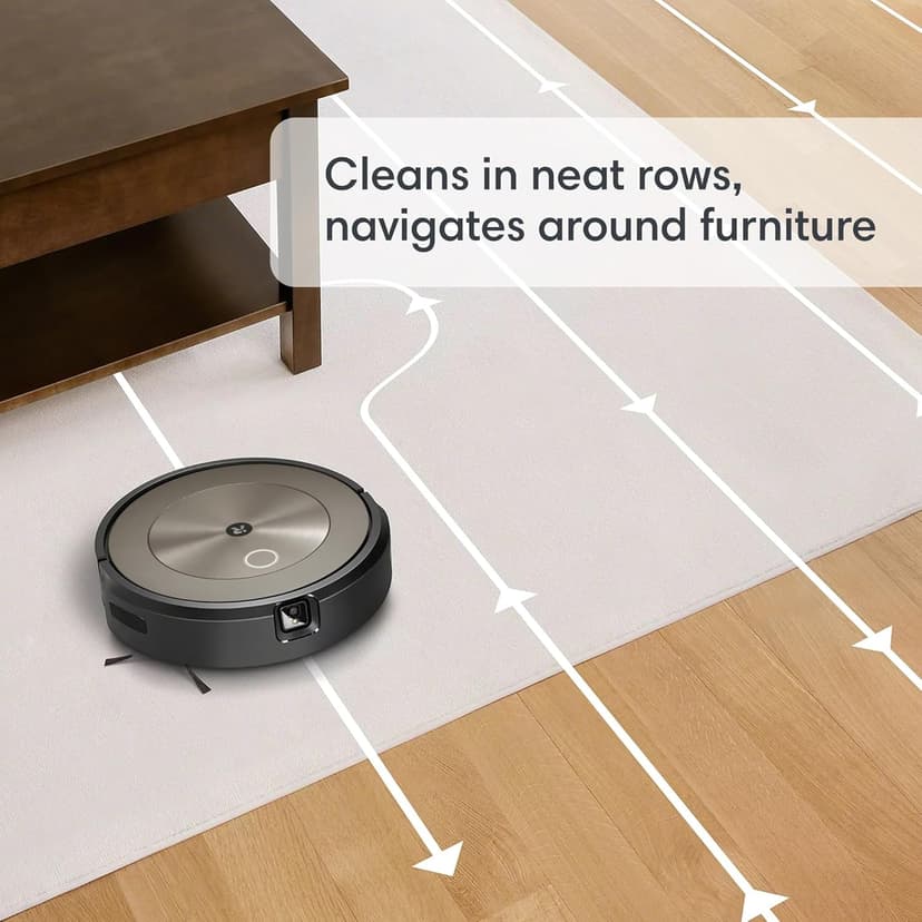 iRobot Roomba j9+ Self-Emptying Robot Vacuum – Powerful Suction, Identifies and Avoids Obstacles Like pet Waste, Self-Empties for 60 Days, Best for Homes with Pets, Smart Mapping, Works with Alexa​