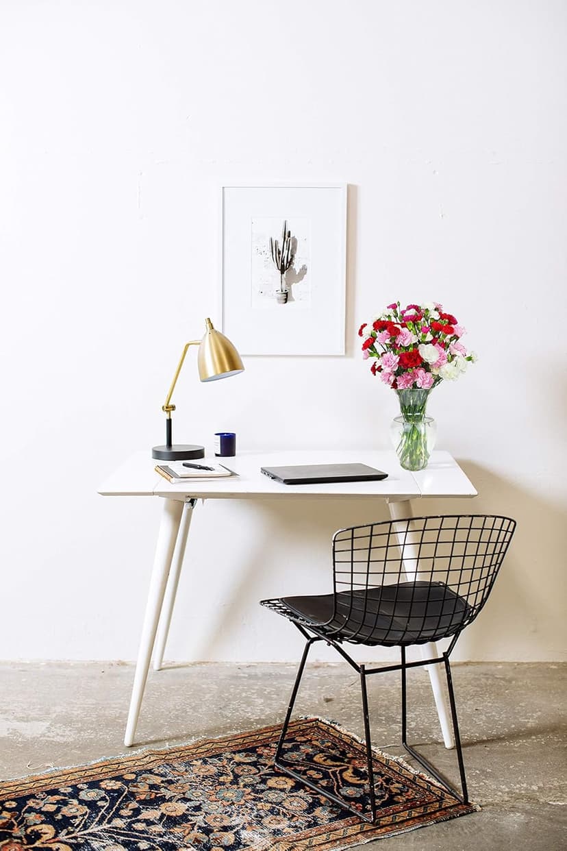 Benchmark Bouquets - 20 Stem Rainbow Mini Carnations (Glass Vase Included) - Fresh Flowers for Delivery - Gift for Birthday, Anniversary, Sympathy, Get Well, Congratulations, Thanksgiving, Christmas