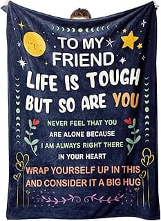 Niyewsor Best Friend Birthday Gifts for Women, Friendship Gifts for Women, Soul Sister, BBF, Bestie, Gift for Friends Female, to My Friend Blanket, 60"x50"