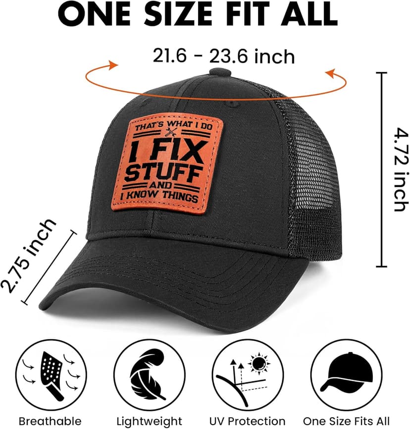 Birthday Gifts for Men Unique - Dad Birthday Gift, Gifts for Dad for Birthday, Fathers Day, Christmas - Cool Mens Gifts Ideas, Mens Birthday Gift Ideas - for Him, Grandpa, Handyman, Men, Dad Hat
