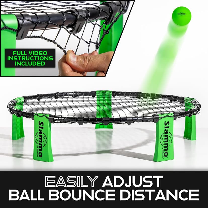 GoSports Slammo Outdoor Game Set - Perfect Holiday Gift For Teens, Kids and Family (Includes 3 Balls, Carrying Case and Rules)
