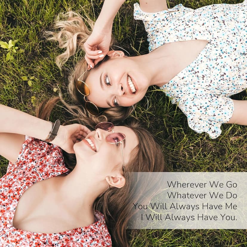 Sister Figurines - Best Friends Gifts for Women, Bestie Friendship Christmas & Birthday Gift