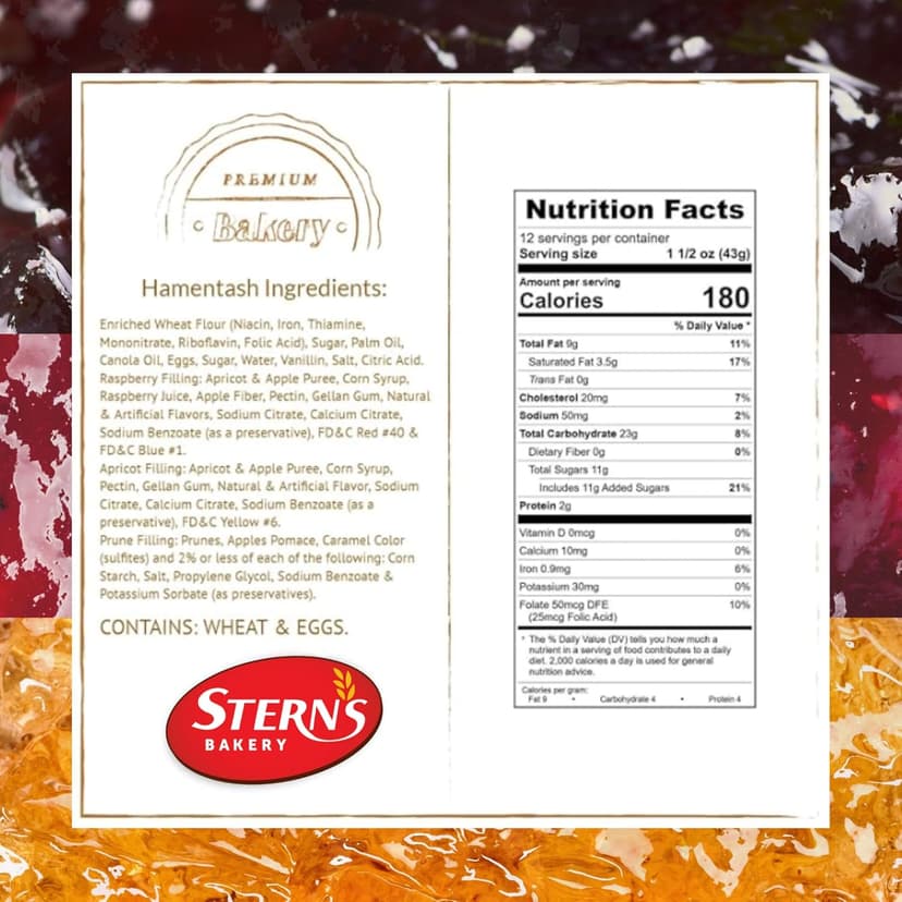 Fruit Danish Pastries | Christmas Holiday Corporate Food Gifts in Gift box |12 Individually Wrapped ASSORTED Fruit Filled Cinnamon Buns | Halloween, Thanksgiving-Stern’s Bakery