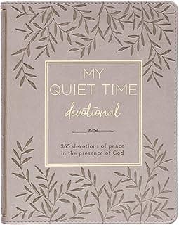My Quiet Time Devotional - 365 Devotions for Women To Bring You Into The Peace Of The Presence of God Cappuccino, Faux Leather Flexcover Gift Book w/Ribbon Marker